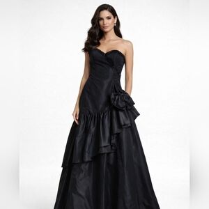 Vintage Gunne Sax strapless sequins detail prom dress sz 8